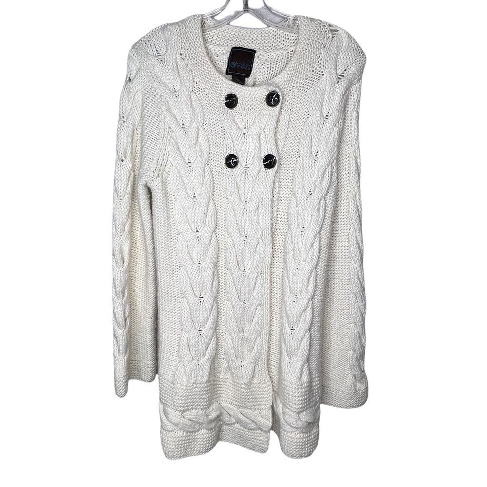 Vintage Even Wool Blend Cardigan Sweater‎
